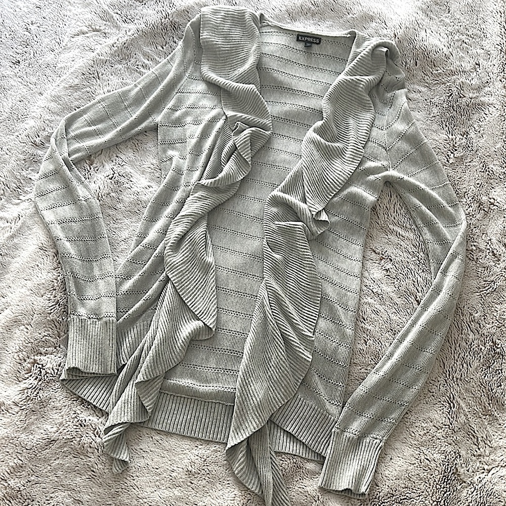 Express ruffle cardigan